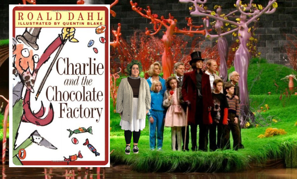 Ms Lannigan popping into Charlie and the Chocolate Factory